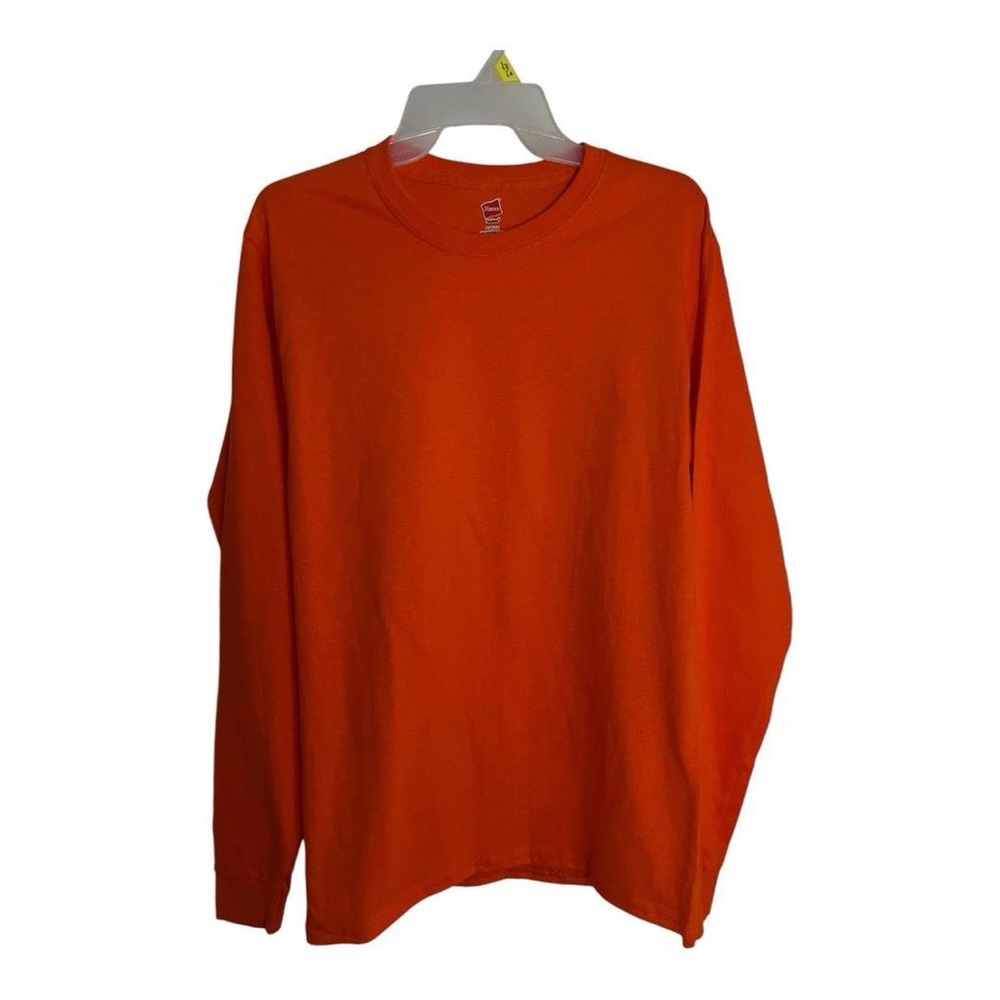 Hanes Vibrant Orange Tagless Shirt